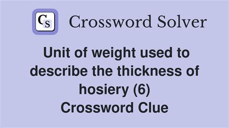 measures thickness of objects crossword clue|thickness measures crossword.